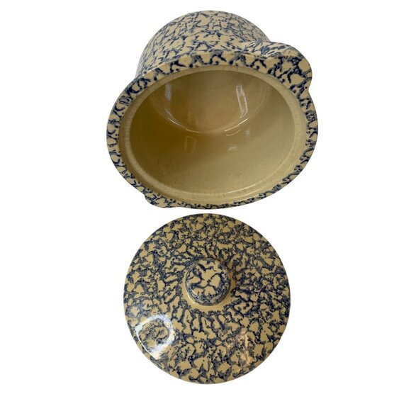 VTG RRP Ransbottom Roseville USA Stoneware Casserole 8.5" x 5" P10125 Oven Safe - Picture 7 of 10